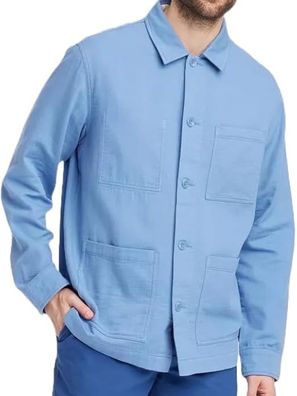 Goodfellow & Co Light Blue Workshirt Jacket